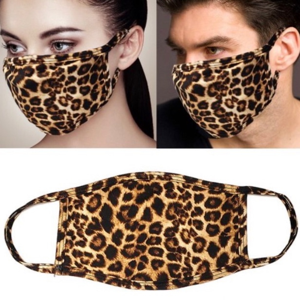 Leopard Print Mask